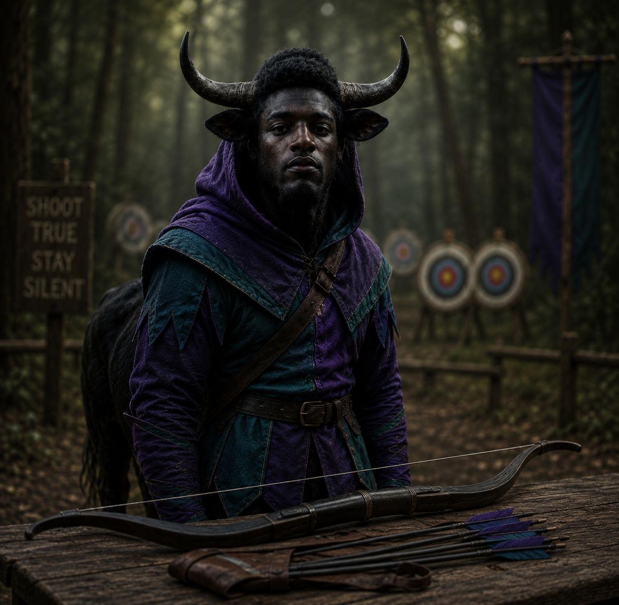 HOODBULL training at the archery range - shoot true, stay silent